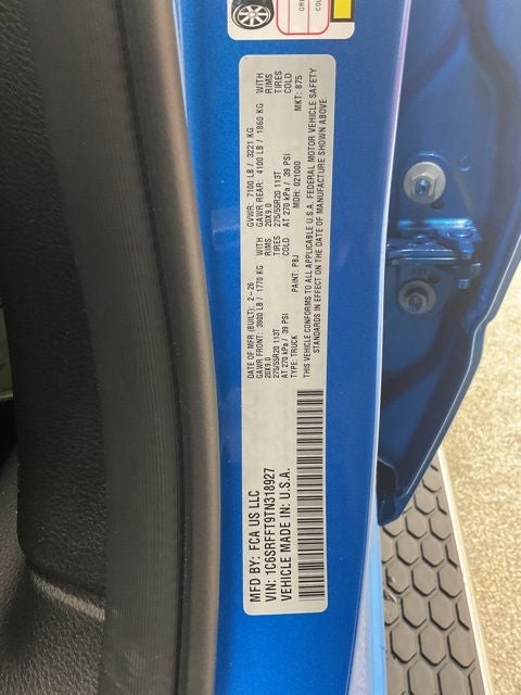 2026 RAM Ram 1500 RAM 1500 BIG HORN CREW CAB 4X4 5'7' BOX