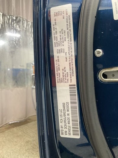 2024 RAM 2500 Big Horn Crew Cab 4x4 6'4' Box