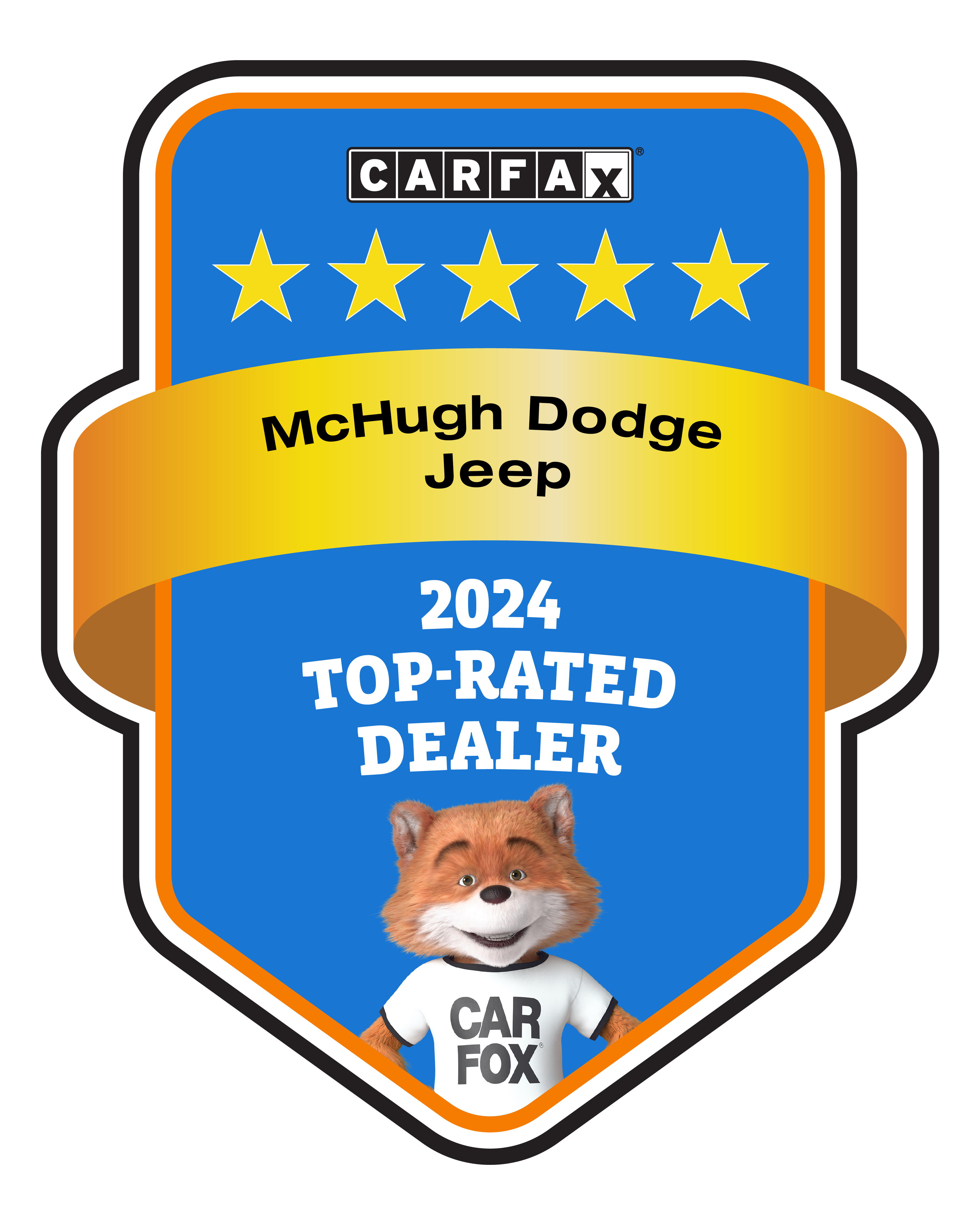 CARFAX Top-Rated Dealer 2024 — McHugh Chrysler Dodge Jeep Ram FIAT, Zanesville OH