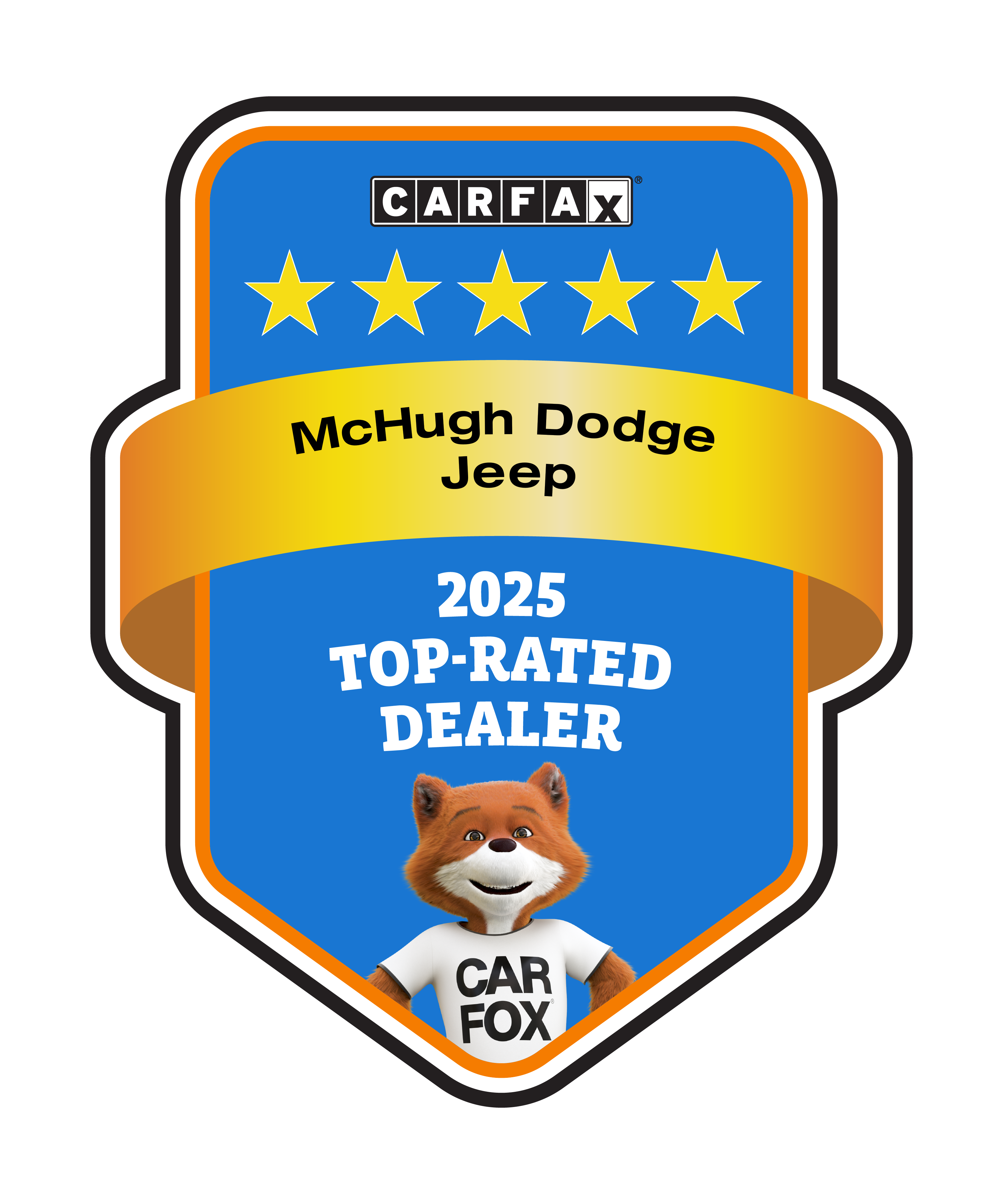 CARFAX Top-Rated Dealer 2025 — McHugh Chrysler Dodge Jeep Ram FIAT, Zanesville OH