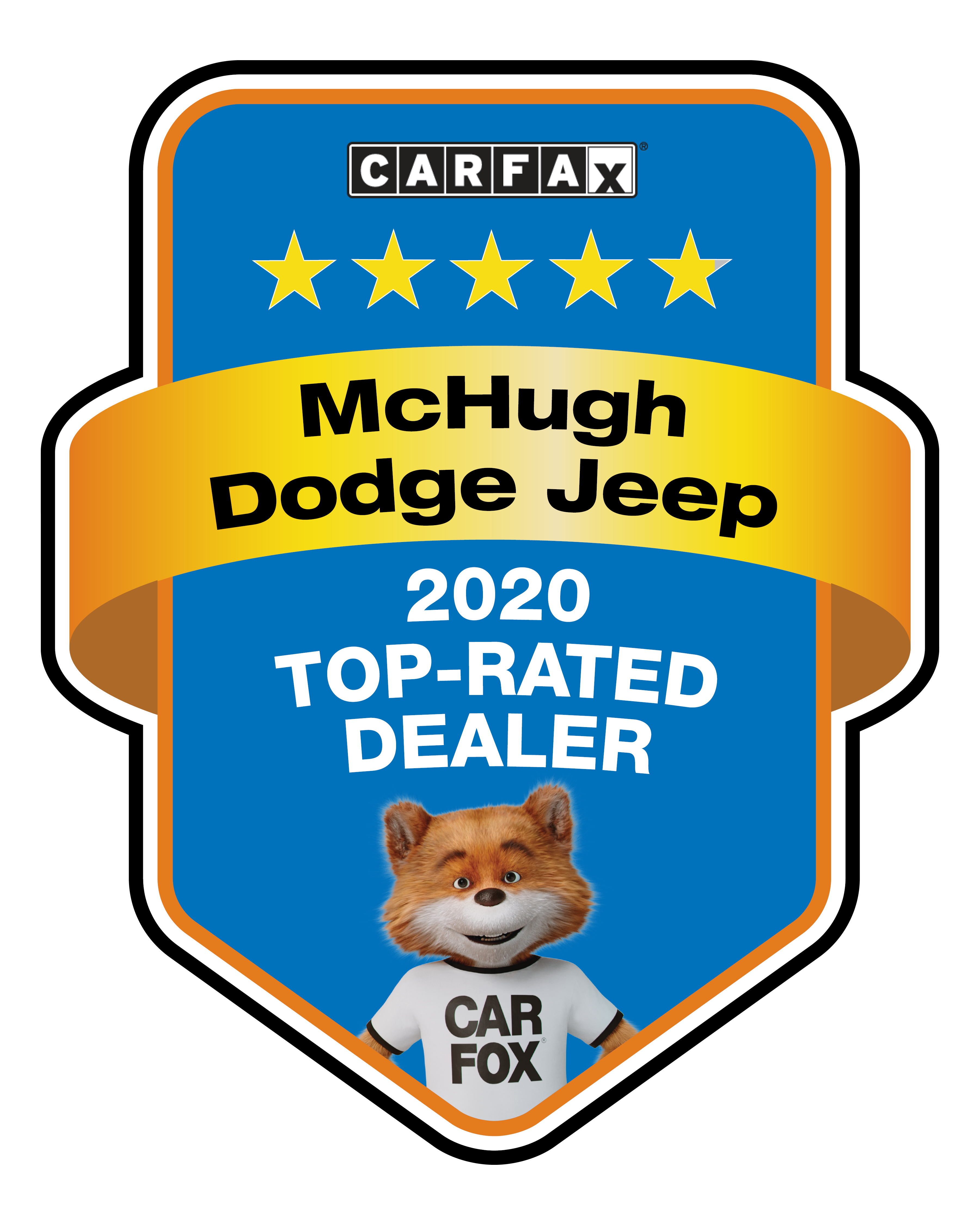 CARFAX Top-Rated Dealer 2020 — McHugh Chrysler Dodge Jeep Ram FIAT, Zanesville OH